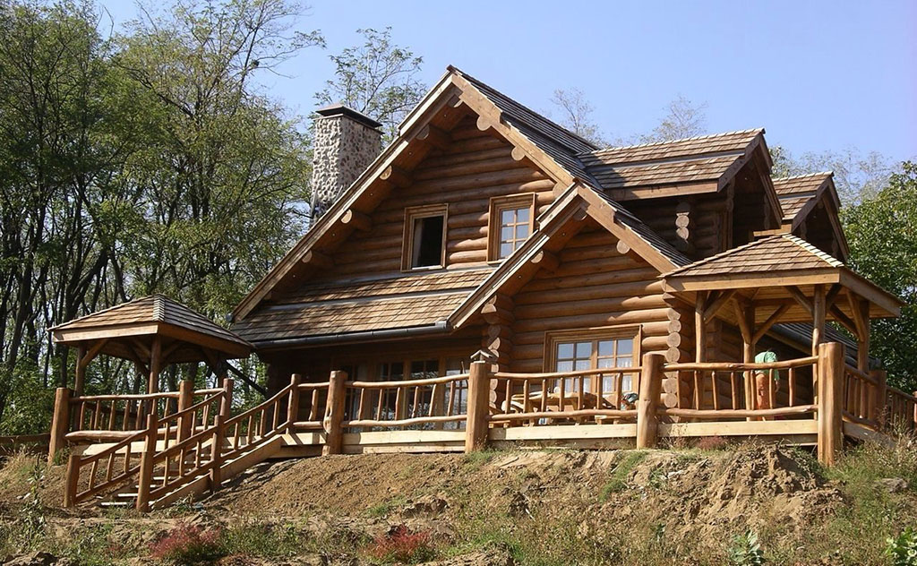 Дом из сибирской лиственницы